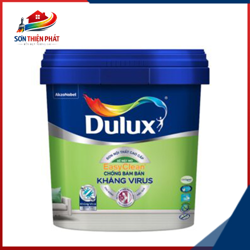 Dulux EasyClean chống bám bẩn kháng virus - Bề mặt bóng 15l